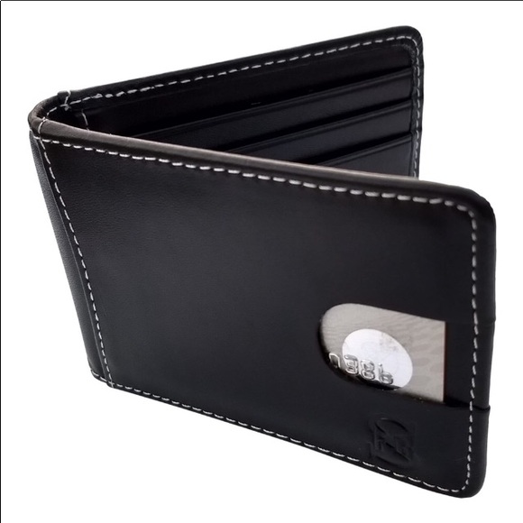 RFID Blocking, 100% Genuine Leather Wallet - Picture 3 of 8